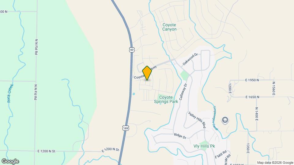 1782 N 140 E Map and Location Details