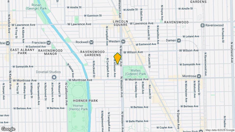 2417 W Sunnyside Ave, Unit # 02 Mapa y Detalles de la Ubicación