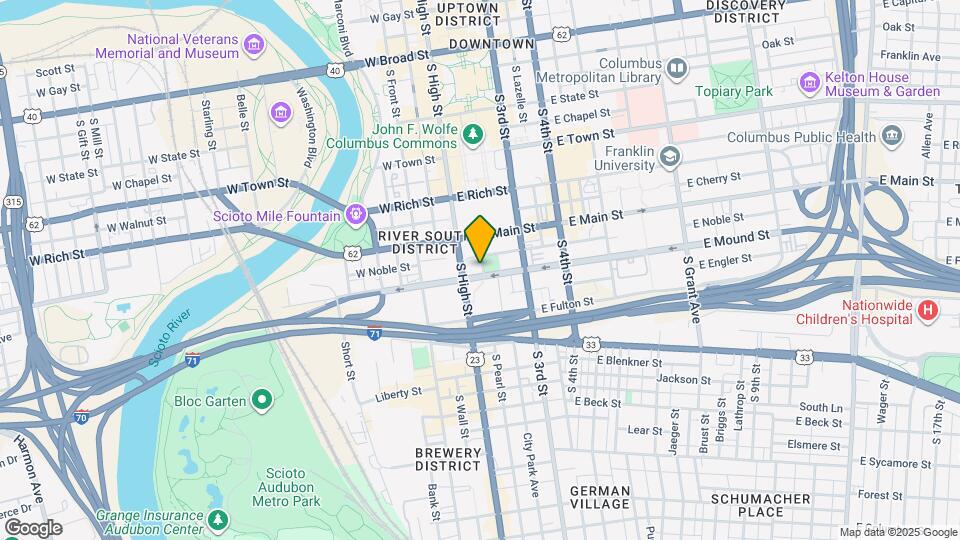 343 S Pearl St Map and Location Details