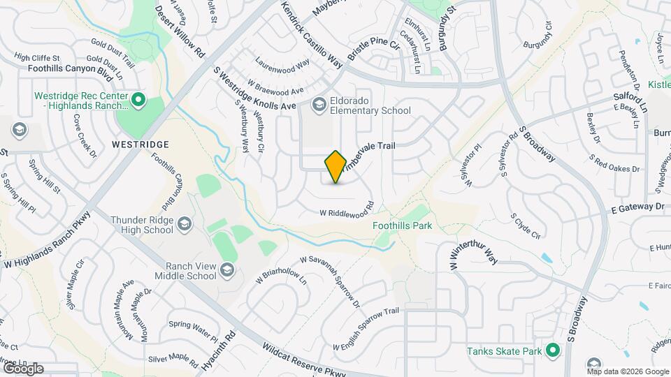 1118 Riddlewood Ln Map and Location Details