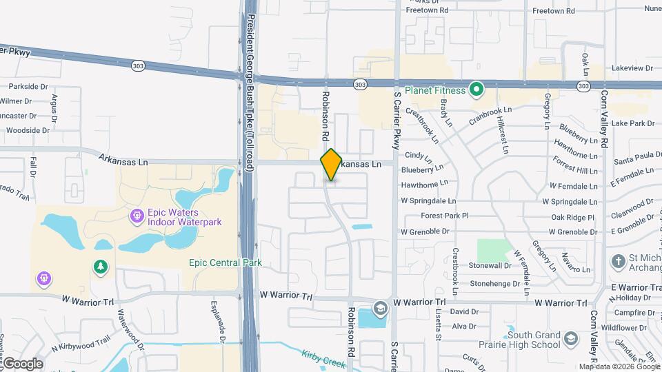 2823 Brookhurst Dr Map and Location Details
