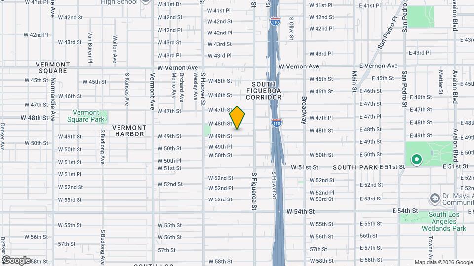 601 W 49th St Map and Location Details