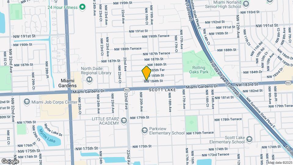 1940 NW 184th St Map and Location Details