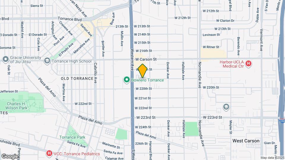 1632 W 219th St Map and Location Details