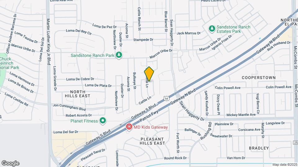 11004 Ray Mena Ln Map and Location Details