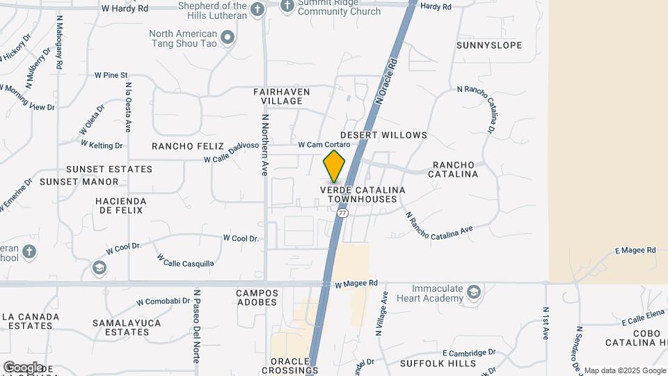 8255 N Oracle Rd Map and Location Details