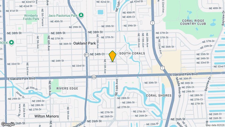 1573 NE 33rd St Map and Location Details