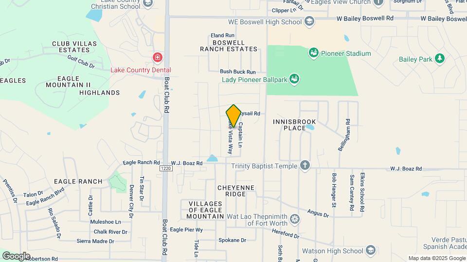 7612 Lake Vista Way Map and Location Details