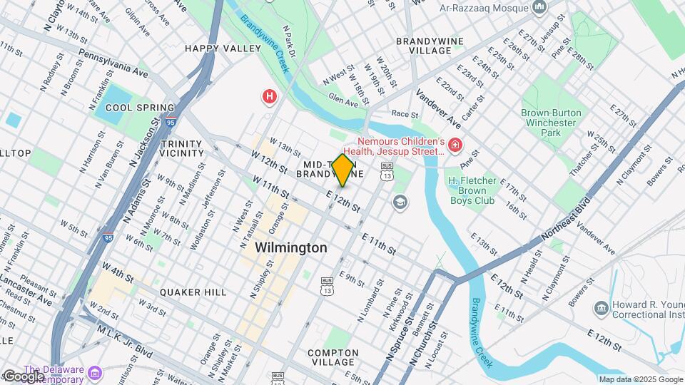 1212 N King St Map and Location Details