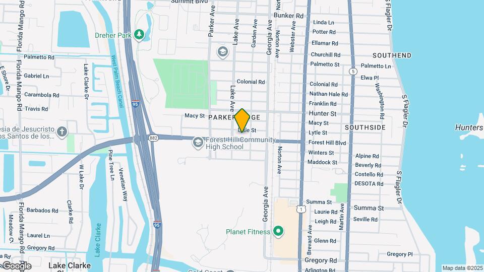 717 Forest Hill Blvd Map and Location Details