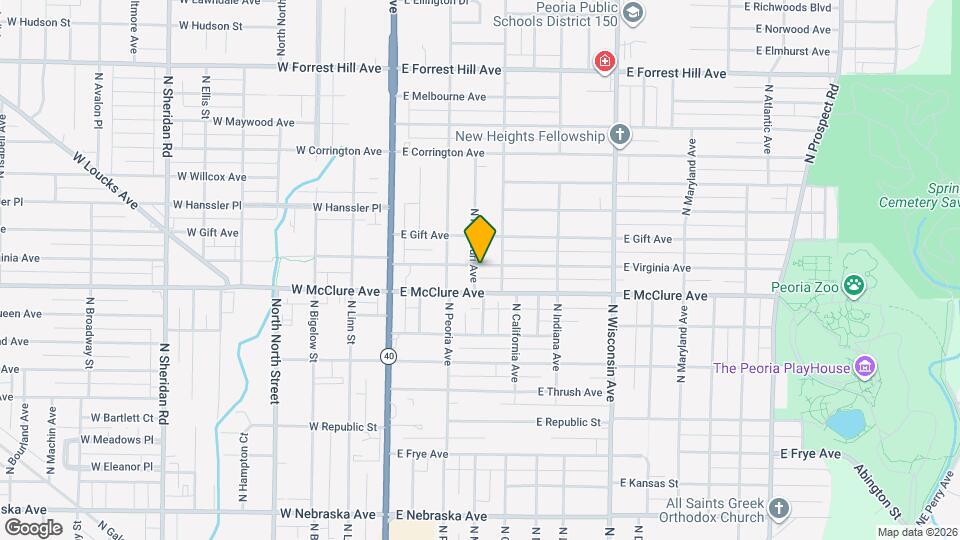 400 E Virginia Ave Map and Location Details