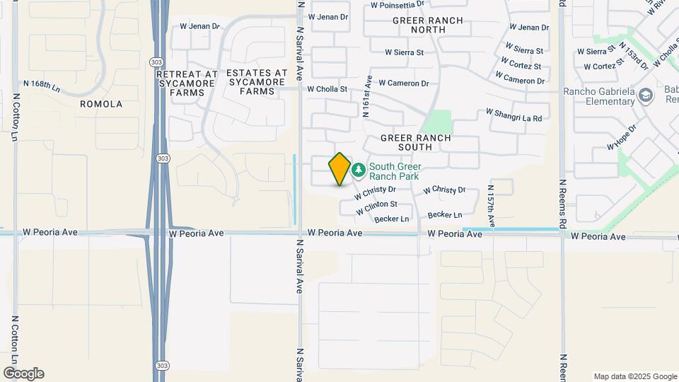 16183 W Crenshaw Dr Map and Location Details
