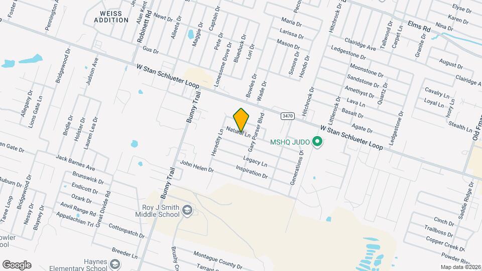 2808 Natural Ln Map and Location Details