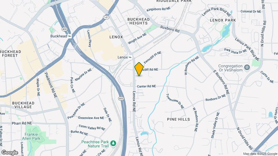 3203 Lenox Rd NE Map and Location Details