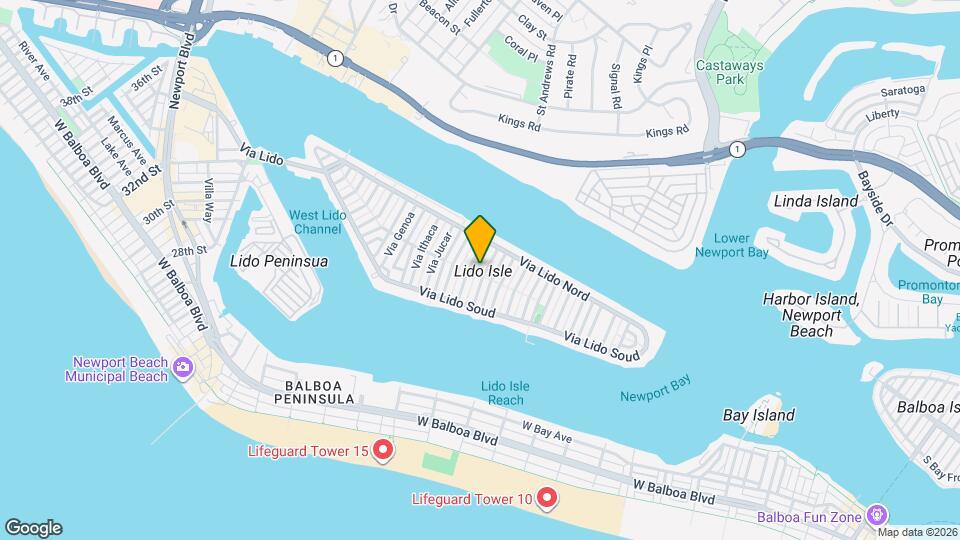 203 Via Nice Map and Location Details