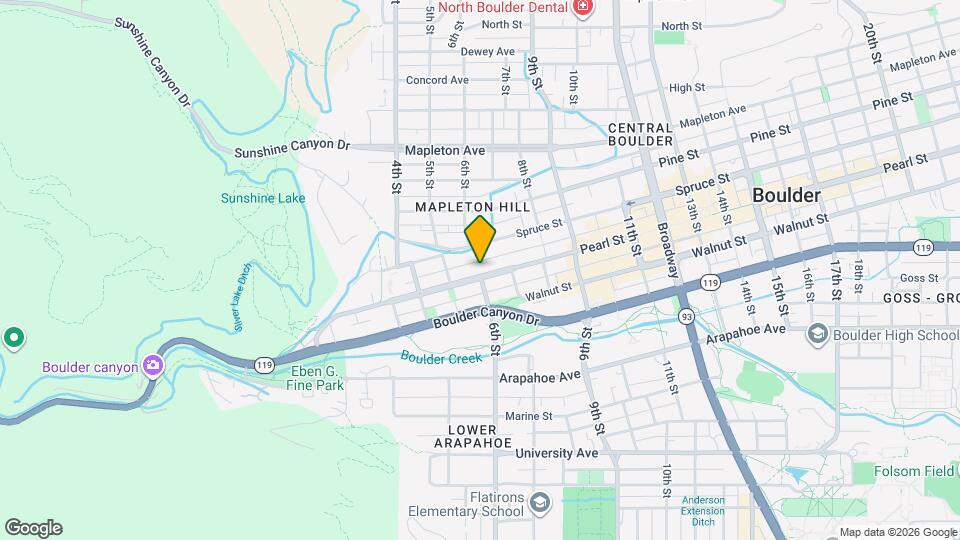 557 Pearl St Map and Location Details