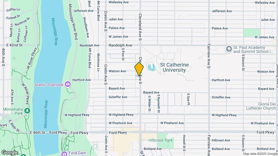 589 Cleveland Ave S Mapa y Detalles de la Ubicación