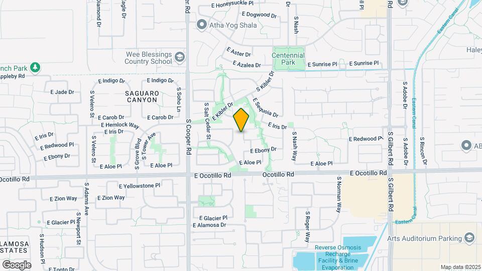 3780 S Ashley Pl Map and Location Details