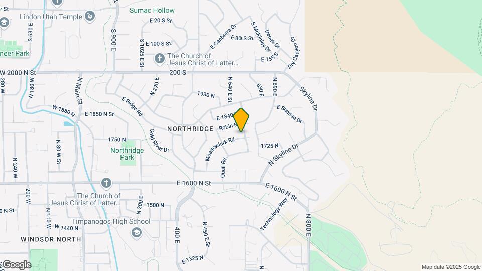 595 Meadowlark Rd Map and Location Details