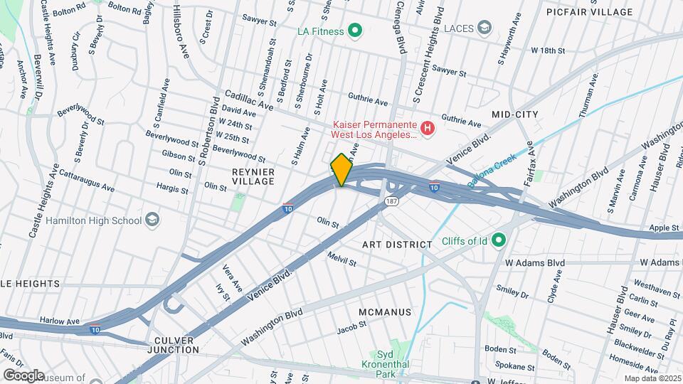 2602 S. Garth ave. Los Angeles CA 90034 Mapa y Detalles de la Ubicación