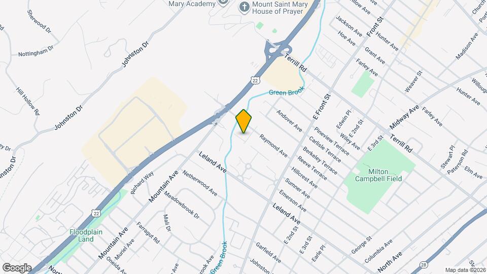 1261 Milton Pl Map and Location Details