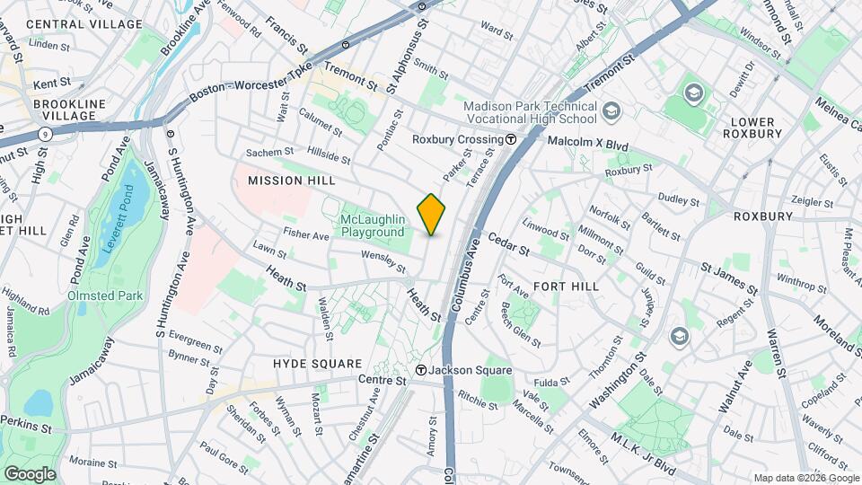 824 Parker St Map and Location Details