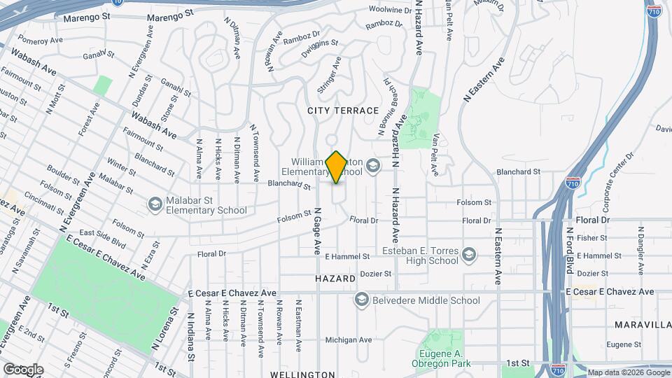 828 Herbert Ave Mapa y Detalles de la Ubicación