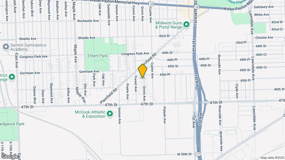 4512 Grove Ave Map and Location Details