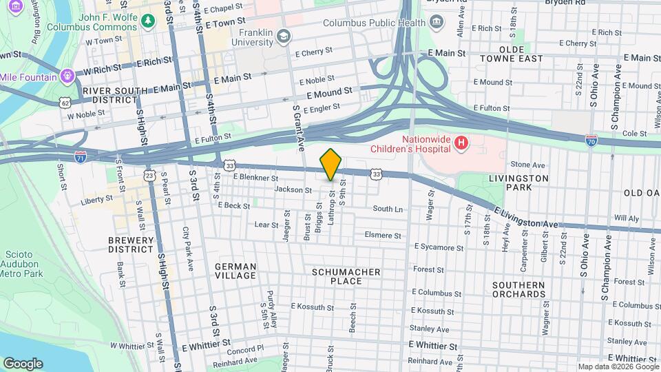 567 Lathrop St Map and Location Details