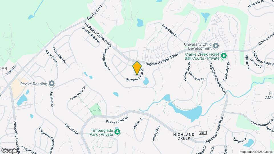 5229 Bentgrass Run Dr Map and Location Details