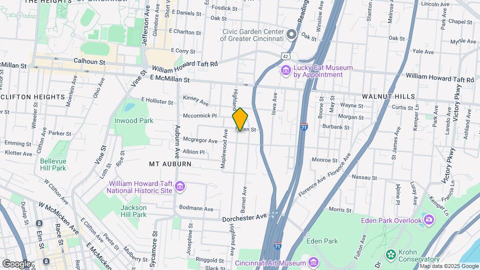 2310-2310 Highland Ave Map and Location Details