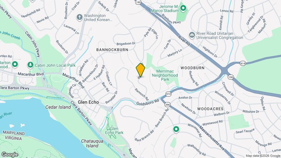 6407 Kenhowe Dr Map and Location Details