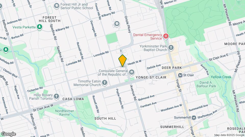 500-500 Avenue Rd Map and Location Details