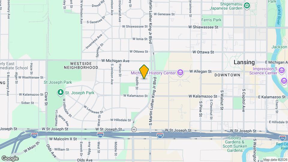 1120 W Washtenaw St Map and Location Details