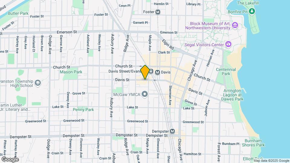 1008 Davis St Map and Location Details