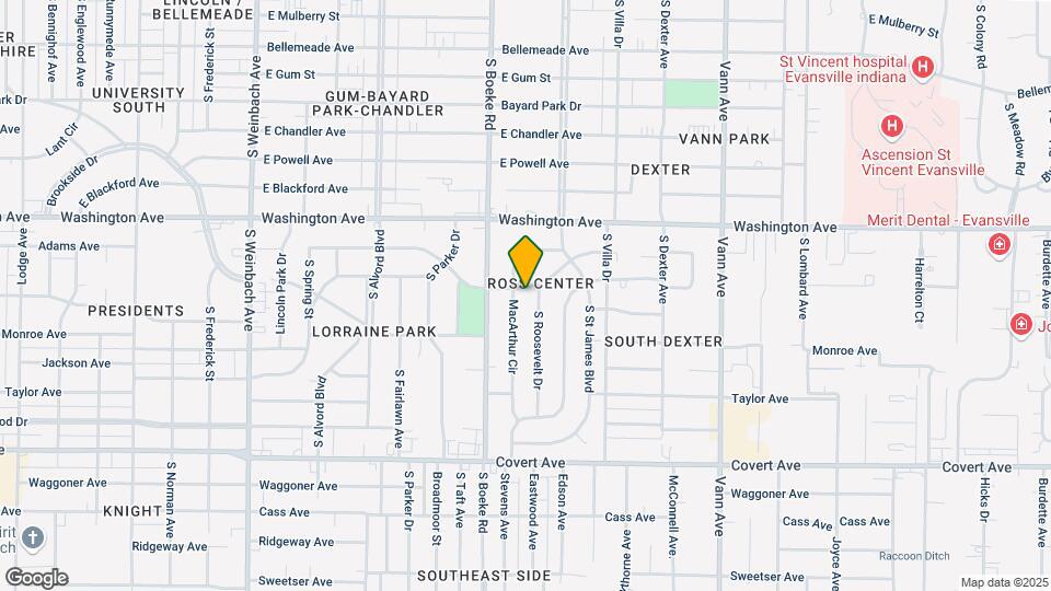 2505 Adams Ave Map and Location Details