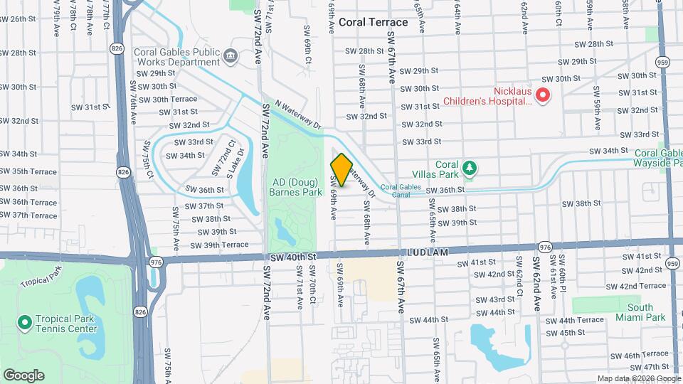 6871 SW 37th St Mapa y Detalles de la Ubicación