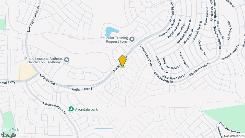 2563 Evening Twilight Ave Map and Location Details