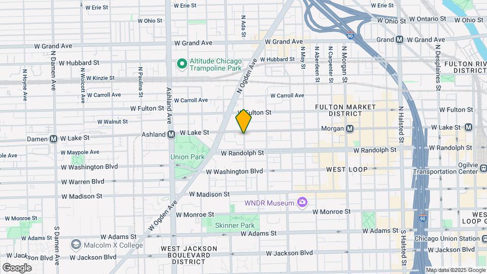 180 N Ada St Map and Location Details