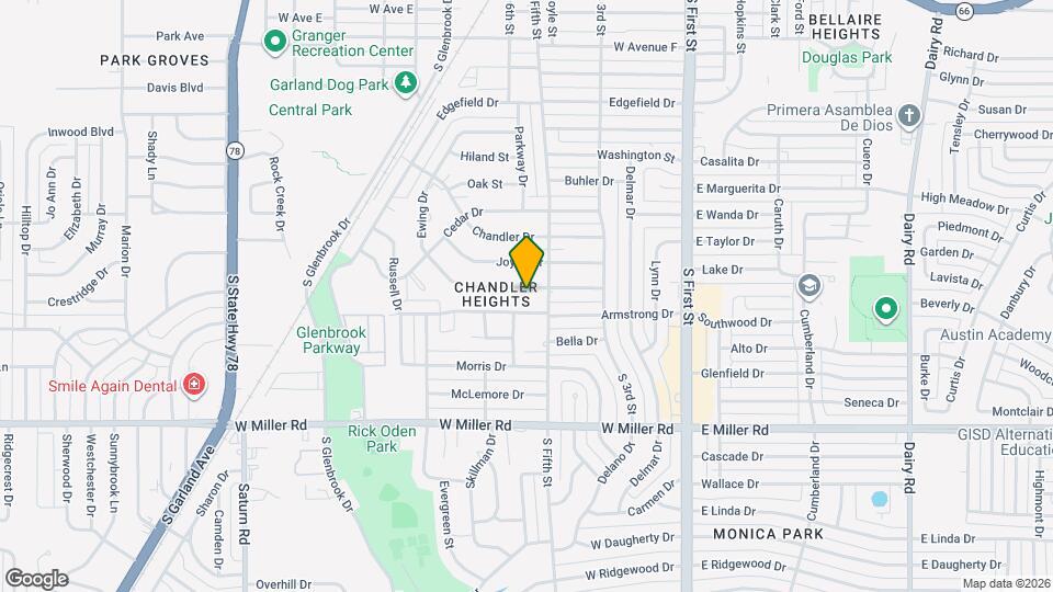 512 Freeman Dr Map and Location Details