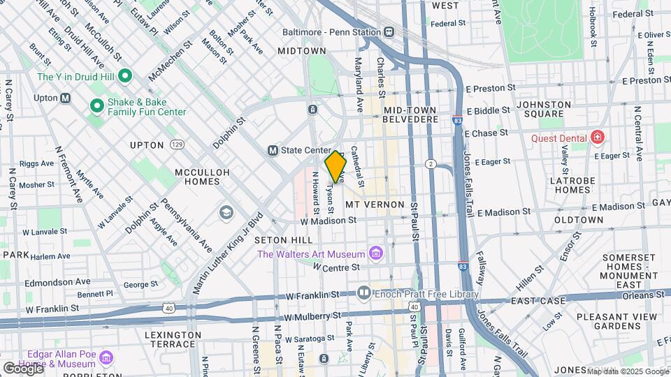 840 Park Ave Map and Location Details