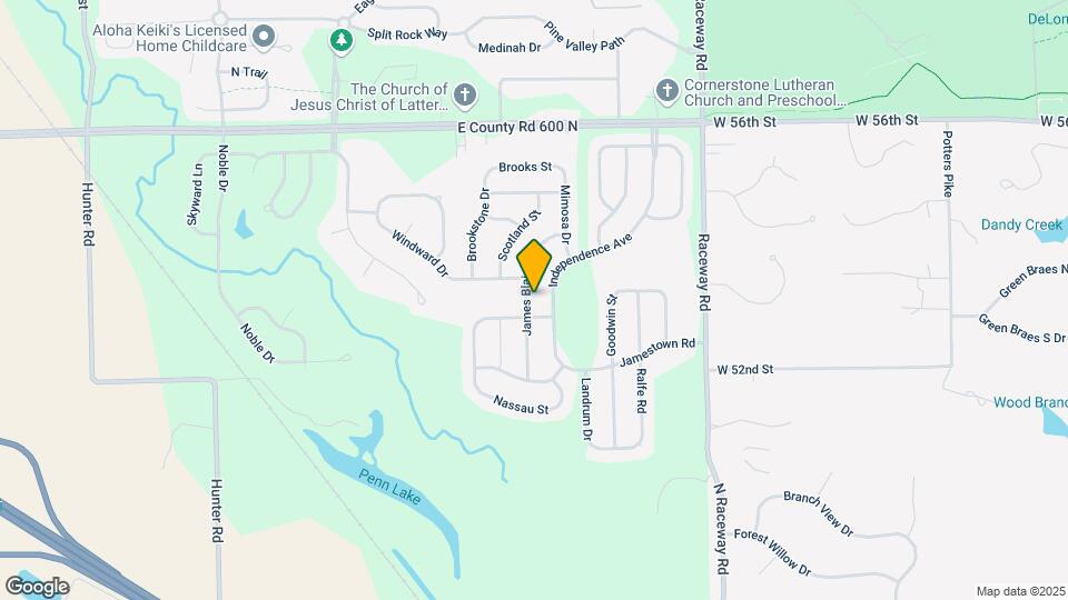 5647 James Blair Dr Map and Location Details