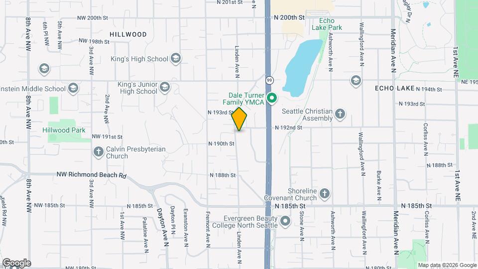 19016 Firlands Way N Map and Location Details