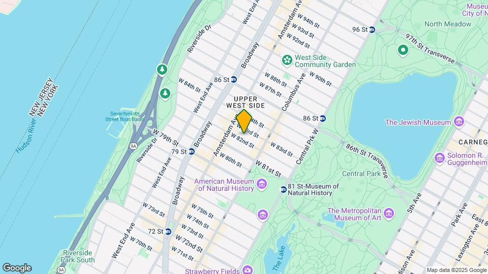 137 W 82nd St Map and Location Details
