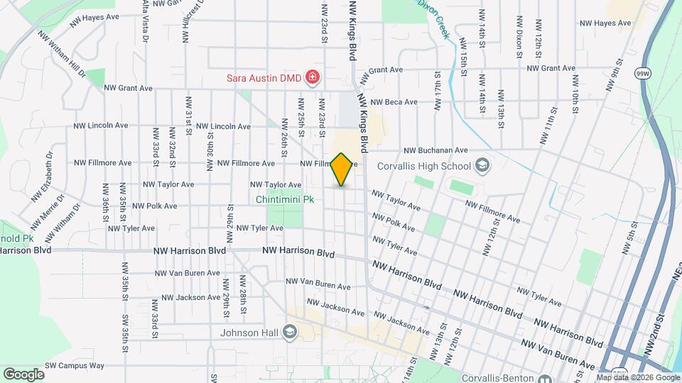 646 NW 21st St Map and Location Details