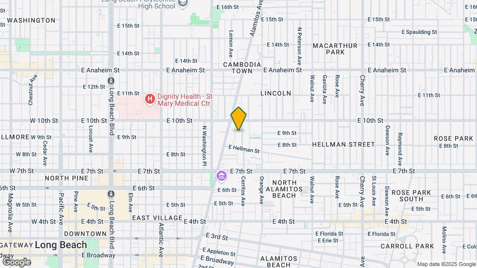 857 Cerritos Ave Map and Location Details