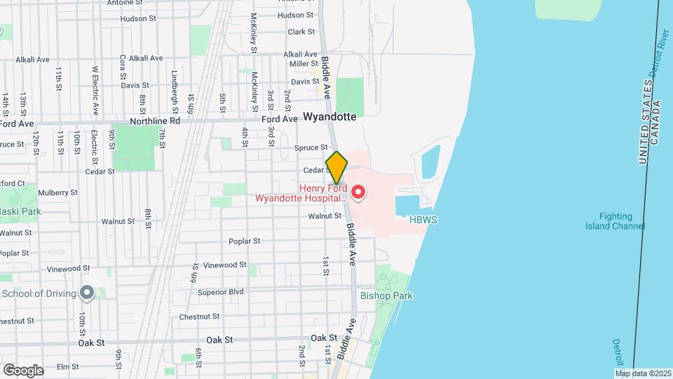 2254 Biddle Ave Map and Location Details