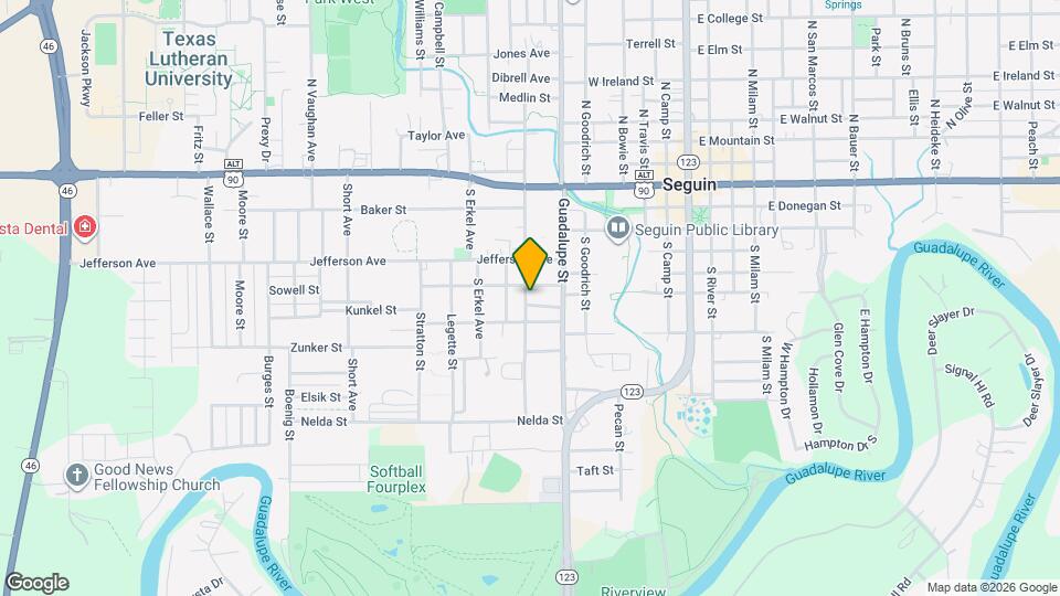 613 S Saunders St Map and Location Details