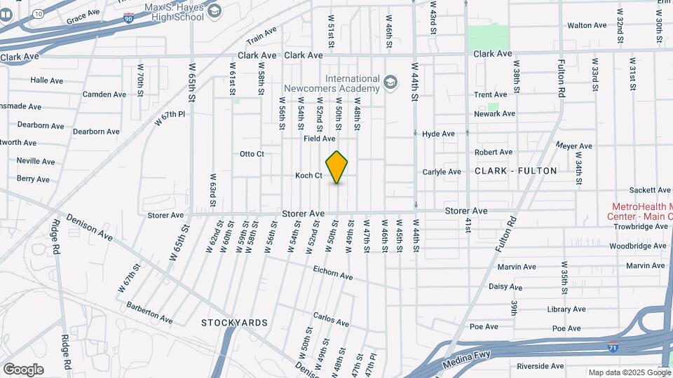 3320 W 50th St Map and Location Details
