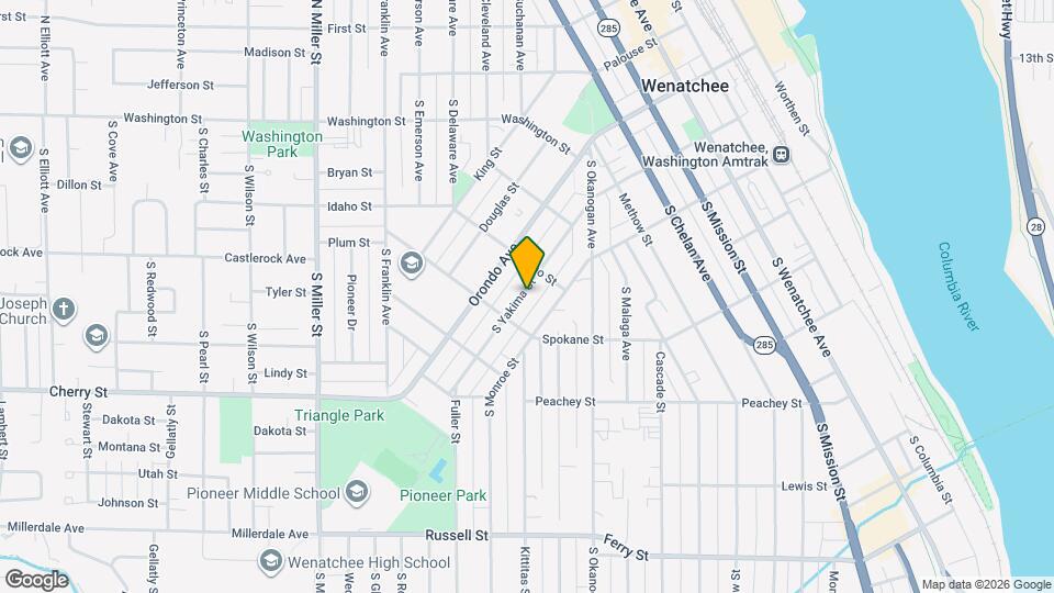 617 S Yakima St Map and Location Details